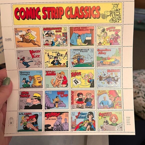 Classic Comic Strip Stamps - Picture 1 of 1